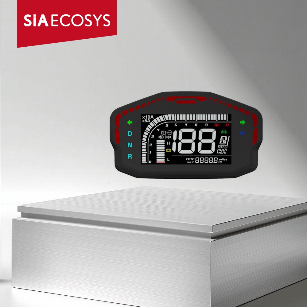 Kelly Kls7230S Controller - SIAECOSYS DKD LCD Snelheidsmeter Display CAN/LIN