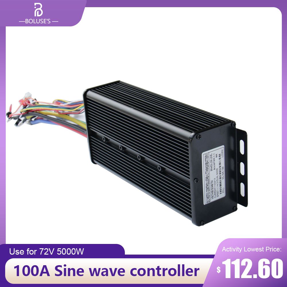100A-controller voor elektrisc - 72V 100A Sabvoton Controller recensie en prijs