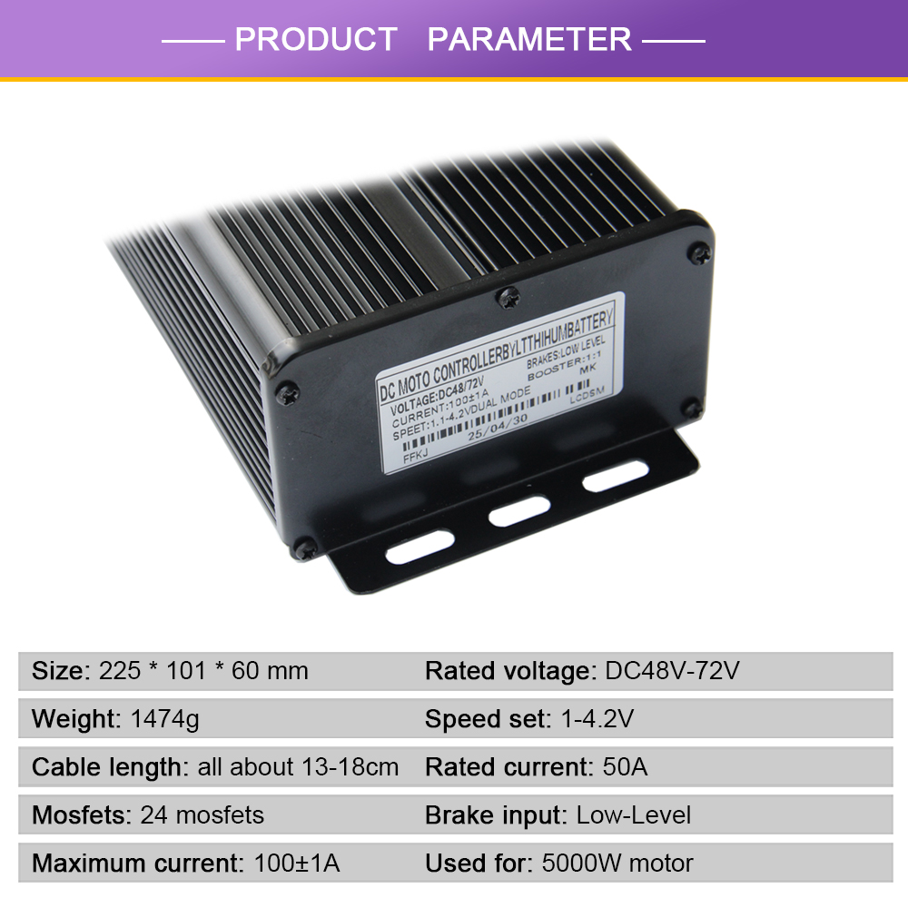100A-controller voor elektrisc - 72V 100A Sabvoton Controller recensie en prijs