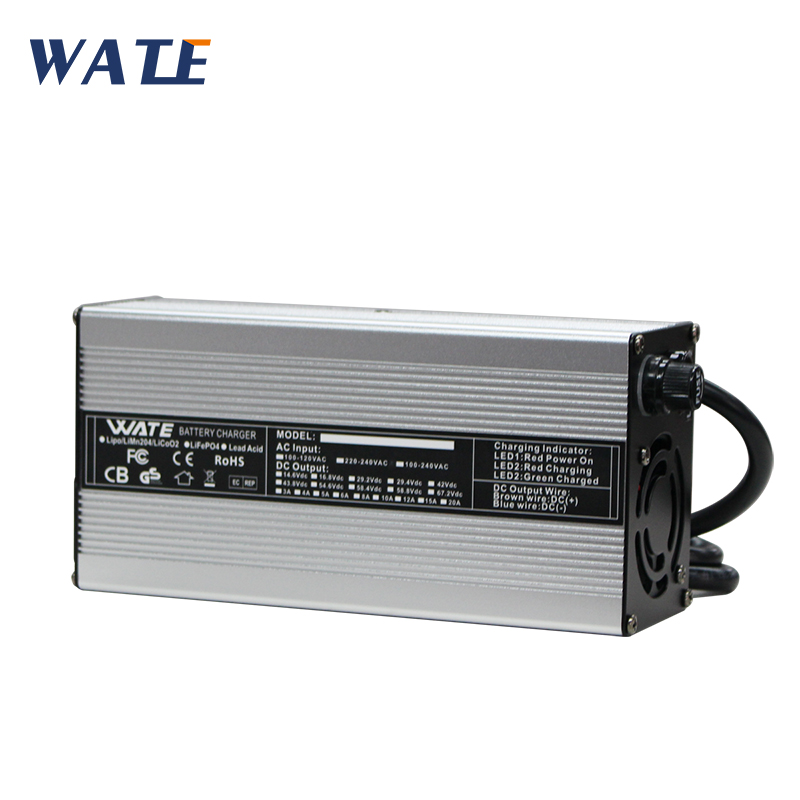 58.4V 12A LiFePO4 batterijlade - 84V 20A Smart Charger recensie en prijs