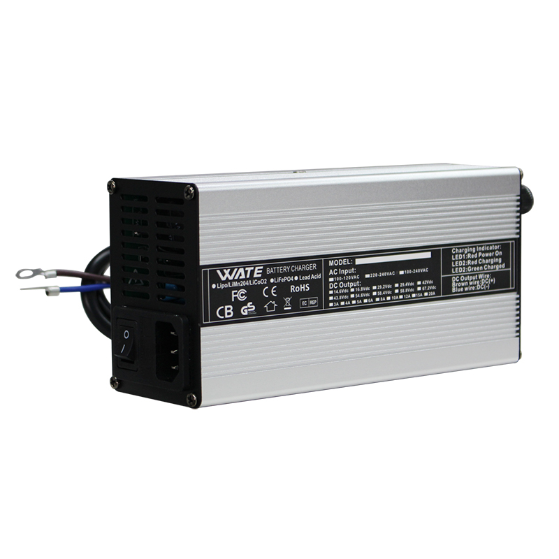 58.4V 12A LiFePO4 batterijlade - 84V 20A Smart Charger recensie en prijs