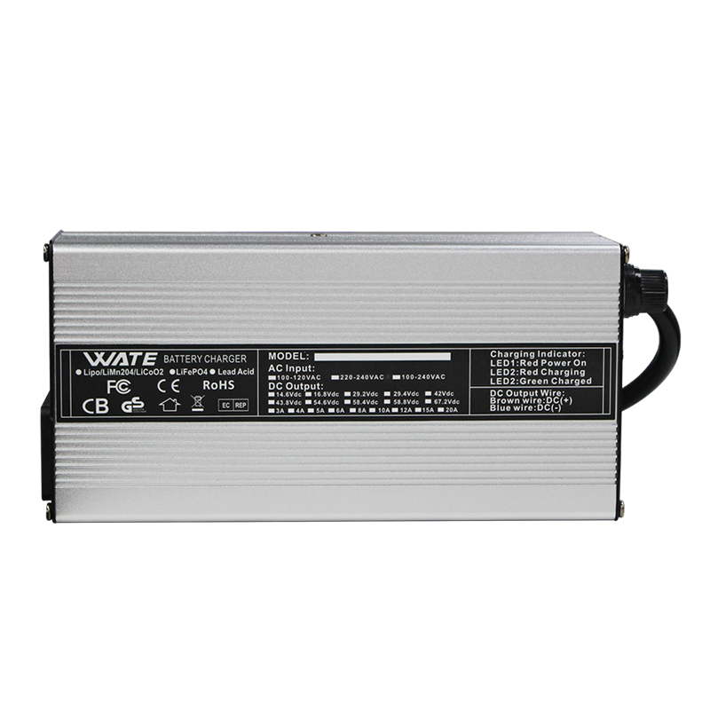 58.4V 12A LiFePO4 batterijlade - 84V 20A Smart Charger recensie en prijs